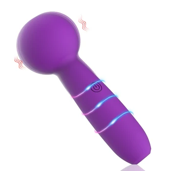 O orgasmo AV Vara Vibradores Mini Clitóris Estimular o ponto G Massageador Varinha Mágica Vibrador Vibrador Brinquedos Sexuais para as Mulheres, Produtos para Adultos