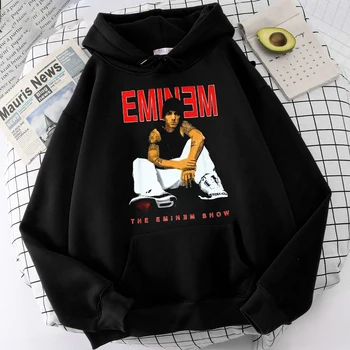 Eminem 3D PrintingHoodies Moda masculina Casaco de Harajuku, o Rapper Capuz de Rua Hip Hop Roupas de Treino de Homens Casaco Pullover Rock