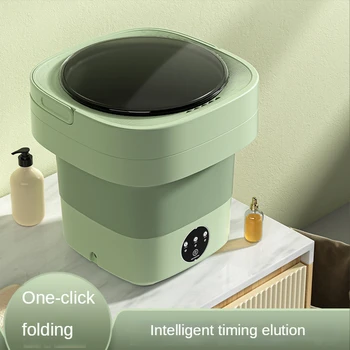 Dobrável Máquina de Lavar Portátil Pequena Máquina de Lavar roupa Domésticas Dormitório Pequeno Única roupa interior para Estudantes de Meias para Bebês