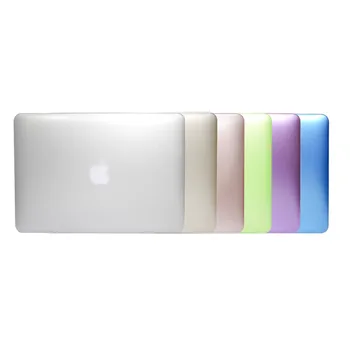 2015 novo Matte Metilic Laptop Case Capa Para Apple MacBook Pro de 13 A 15 de Toque bar A1706 A1707 Caso Difícil para o Mac book Air 11 13.3