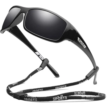 VIAHDA TR90 Óculos de sol Polarizados homens Esporte óculos de sol das mulheres Óculos de proteção UV400 Óculos De Sol