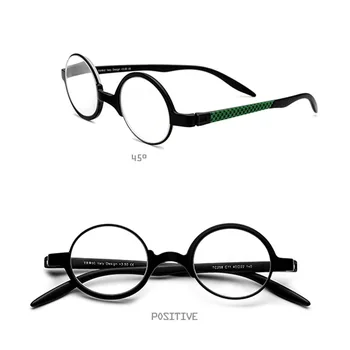 Mulheres Rodada Óculos de Leitura Homens 1.0 1.5 2.0 2.5 3.0 3.5 Leitores Metade Rim TR90 Leve, Flexível Preto Verde Óptico de Óculos