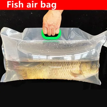 Peixe vivo camarão saco do Punho Buffer Inflável de ar de oxigênio para Levar a embalagem da bolha, sacos Peixes almofada de ar de bolha, sacos à prova de choque