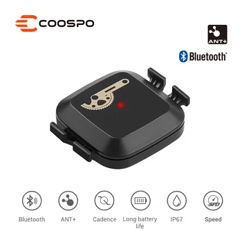 CooSpo Cadência Rpm de Velocidade Sensor Bluetooth 4.0 ANT+ Estrada Btt Sensor Para Wahoo Garmin Computador de Bicicleta