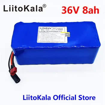 Liitokala 36V 8AH moto bateria de carro elétrico scooter de alta capacidade da bateria de lítio não incluem Carregador