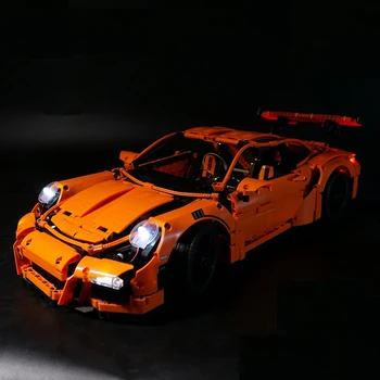 Compatível com 42056 911 GT3 de corrida de carro luzes LED (DIODO emissor de luz luzes apenas, tijolo modelos não incluído)