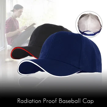 Anti Radiação Tampa de Proteção EMF Chapéu de RF/Microondas Proteção Boné de Beisebol Unisex Rfid Blindagem Chapéus