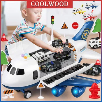 Grandes Educação Aeronave Brinquedos Avião de Passageiro de Avião de Brinquedo DIY Carro de Brinquedo Aeronave Crianças Avião de Brinquedo para o Dia das Crianças de Presente