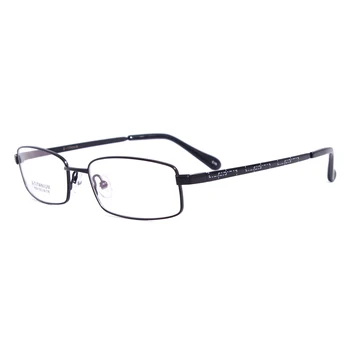 Homens Retangular De Memória Flexível De Óculos Com Armações De Óculos De Titânio Para A Prescrição De Lente De Leitura
