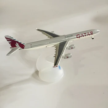 15CM 1:600 Escala A340-600, Modelo de Avião da QATAR Airways companhias Aéreas Liga de Aeronaves Avião Colecionáveis Modelo de Exibição da Coleção