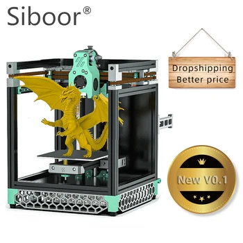 Atualizado CNVORON V0.1 CoreXY Impressora 3D Desktop FDM DIY wi-FI a Bordo Klipper com V6 Hotend Versão jovem V0.1 Impressoras 3D Kits