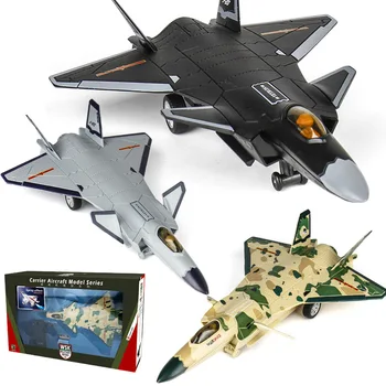 Qualidade 1: 72 liga J20 lutador modelo,simulação de som e luz,aeronaves militares, brinquedos,clássica coleção de ornamentos,grossistas