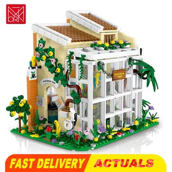 MORK 031063 Parque Ecológico do Street View Compatível com Lego MOC Arquitetura Modular de Construção de Blocos, Tijolos de Educação Brinquedos de Presente