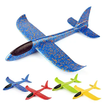 36/49 CM de Espuma Jogando Voando de Avião Aeronave Mão Lançamento Livre de Voar de Avião Lançar Mão de Avião Quebra-cabeça do Modelo de Brinquedos para crianças, Crianças