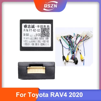 Canbus caixa Adaptador de Decodificador Para Toyota RAV4 2020 Com 16Pin Poder de Chicote de fios de Fiação do Cabo Android auto-Rádio Estéreo