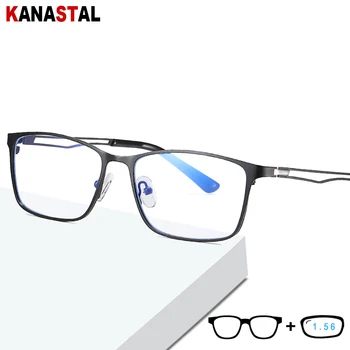 Anti Luz Azul Bloqueio de Óculos de Homens Computador Armações de Óculos de Prescrição de Óculos de Leitura Mulheres Lentes CR39 Óptico Óculos