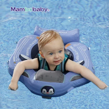 Mambobaby Bebê No Peito Flutua Cintura Natação Anéis De Nadar Treinador Não Inflável Deitado Tendas Cauda Bóia Para Piscina Brinquedos