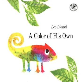 Uma Cor de Seus Próprios Leo Lionni de ensino de inglês do Livro de imagens Aprendizagem Cartão de Livro de História Para Crianças do Bebê Presentes de Crianças