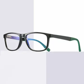 Retro Óptico de Óculos com Dobradiças de Mola de Chegada dos Copos de Plástico Full Frame Rim Anti-Blue Ray Óculos Unissex
