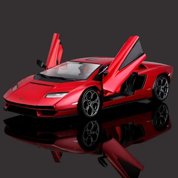 Maisto 1:18 da Venda Quente Vermelho 2021 Lamborghini Countach LPI 800-4 Clássico Réplica Carro Super Liga Fundido Modelo Colecionável Presente