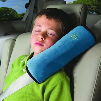 Cinto de Segurança do automóvel e assentos de Suspensão Posicionador Proteger Almofada de Ombro Ajustar Veículo Almofada do Assento para Crianças do Bebê Travesseiro de Acessórios para carros