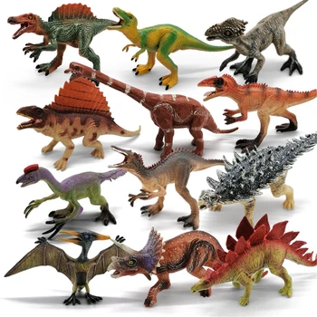 2021 Nova Aparência Realista Dinossauros De Plástico De Grandes Dimensões Variadas Figuras De Dinossauros Do Jurássico