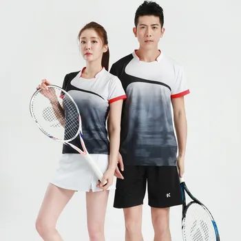 Impressão sem Nome de Mulheres de Badminton camisa, calções de desporto ,badminton t-shirt para Homens,Tênis de Mesa camisetas ,Tênis T-shirt roupas 11931