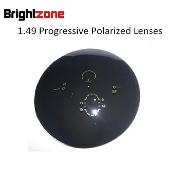 1.49 Interior Progressivo Lentes Polarizadas multi-foco não-linha HC CR-39 de resina lentes de prescrição Para Ver A Distância e Perto de