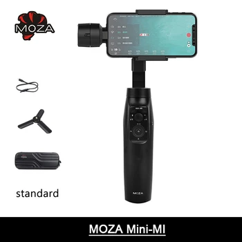 MOZA MINI MI 3-Eixo de Mão Smartphone Cardan Estabilizador para iPhone X 8Plus 8 7 6S Samsung S9 S8 S7 Gopro 6 VS Zhiyun Q4 Vimble