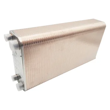 120 Placas de aço inoxidável do permutador de calor de placa Soldada tipo de aquecedor de água SUS304 Soldadas em carpete radiador 41.5*9.5*21cm