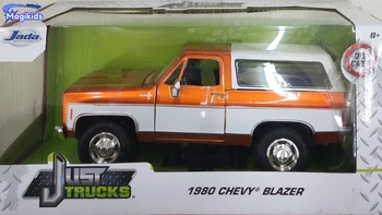 1:24 de 1980 CHEVY BLAZER JIPE Off-road Simulação de veículos Fundido Chevrolet Liga de Metal Modelo de Carro de Brinquedos para Crianças de Presente Coleção