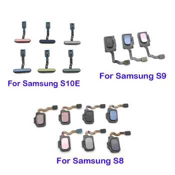 Para Samsung Galaxy S8 S9 S10e Sensor De Impressão Digital Em Casa Tecla Return Tecla De Menu Fita Flex Cabo