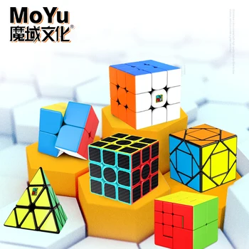 MoYu Cubo Mágico 3x3 2x2 Profissional Especial Rubix Pyraminx SQ1 Skewb Espelho Velocidade de Puzzle Crianças Agitadas Brinquedo Rubick Cubo Mágico