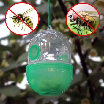Reutilizáveis Exterior Wasp Suspensão Voar Armadilha Apanhador De Apicultura Catcher Gaiola De Ferramentas De Equipamentos Hornet Controle De Pragas