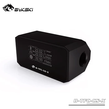 Bykski B-TFC-CS-X Digital Medidor de Vazão da exposição da Temperatura
