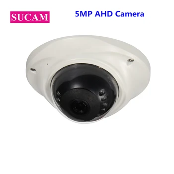 Mini Olho de Peixe Câmera de 5MP AHD Sony 326 Alta Definição Dome Infravermelho de Segurança CFTV Analógico Câmera de 1,7 mm 2.8 mm 3,6 milímetros lente de 6mm