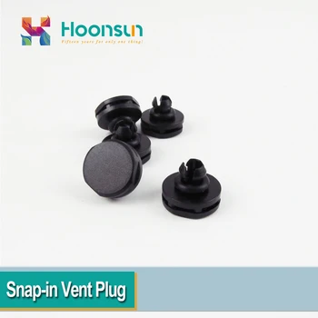 100pcs Nylon Snap-in de Ventilação Plug Plástico Respirável Válvula Tamanho do Furo 6.2-6.6 mm