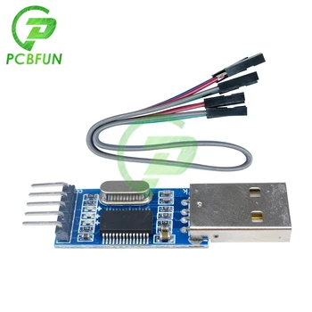 USB para RS232 Módulo TTL Com Conversor de 4Pin Dupont Cabo PL2303 Download do Conselho para o Programador Arduino