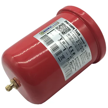 2L em aço carbono vertical tanque de pressão é indicada para pequenos volumes de bomba de calor, refrigeração a água ou wate temperatura máquinas