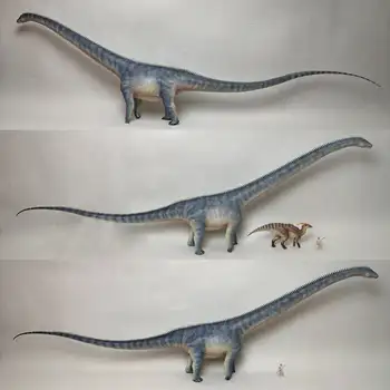 1/35 Barossauro Dinossauro Modelo Animal de Coletores de Cena Decoração Presente Brinquedo Adulto GK Kit Realista Educacional Unisex Figura de Ação