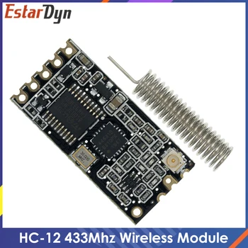 HC-12 433Mhz SI4438 sem Fio da Porta Serial do Módulo de 1000m Com Antena Substituir Bluetooth