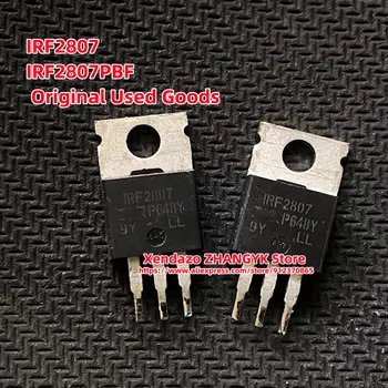 10pcs/lot Original Usado Mercadorias IRF2807 F2807 IRF2807PBF 82A 75V A-220 MOSFET garantia de Qualidade