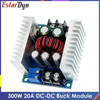 300W 20A DC-DC do Conversor Buck Passo para Baixo Módulo de Driver de LED Atual Constante do Poder de Descer um degrau de Tensão de Módulo Capacitor Eletrolítico