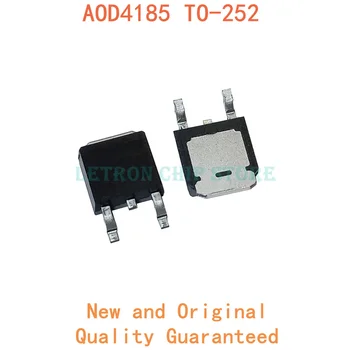 10pcs AOD4185 A-252 D4185 TO252 MOSFET P-CH 40 40 original e novo IC