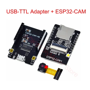 ESP32-CAM WiFi Bluetooth Conselho ESP32-CAM-MB Micro USB para Porta Serial CH340G com OV2640 Câmera de 2MP do Módulo de Modo Duplo para o Arduino