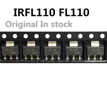Original 10pcs/ IRFL110TRPBF IRFL110 FL110 SOT-223 1,5 A/100V MOSFET