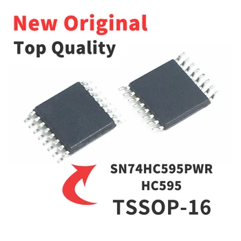 10PCS HC595 74HC595PW SN74HC595PWR SMD TSSOP16 Ultra-fino Denso Pé Chip IC Nova Marca Original