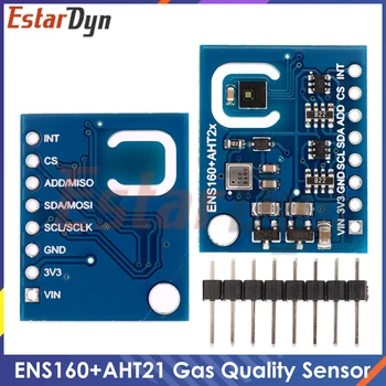 ENS160+AHT21 Dióxido de CARBONO CO2 eCO2 COVT Qualidade do Ar E Sensor de Temperatura E Umidade Substituir CCS811 Para Arduino