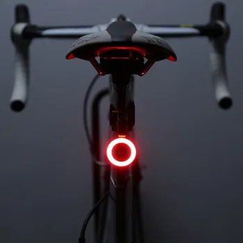 Múltiplos Modos de Iluminação a Luz de Bicicleta de Carga USB Conduziu a Luz de Moto em Flash Cauda Traseira da Bicicleta as Luzes para as Montanhas Selim de Bicicleta