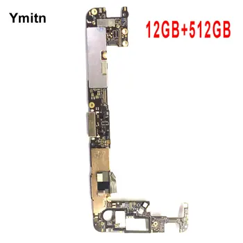 Desbloqueado Ymitn Móvel Painel Eletrônico da placa principal placa principal de Circuitos cabo do Cabo flexível Para ASUS ROG Telefone 2 ROG2 ZS660kl 12 GB de 512GB